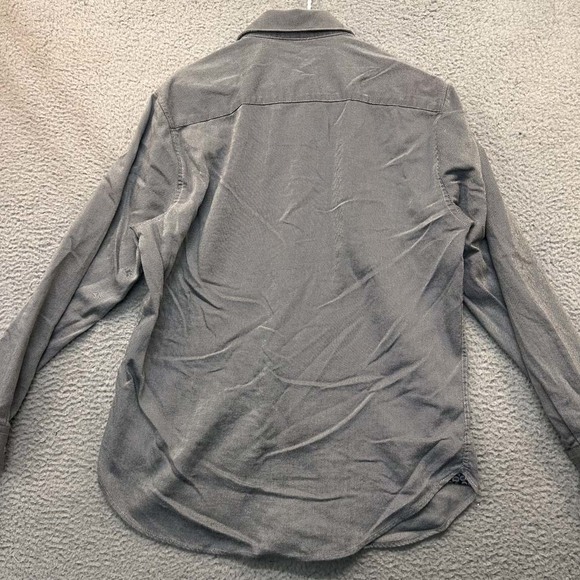 Michelsons London Button Up Shirt Mens Size Medium Striped Gray Dress Shirt - Picture 8 of 8